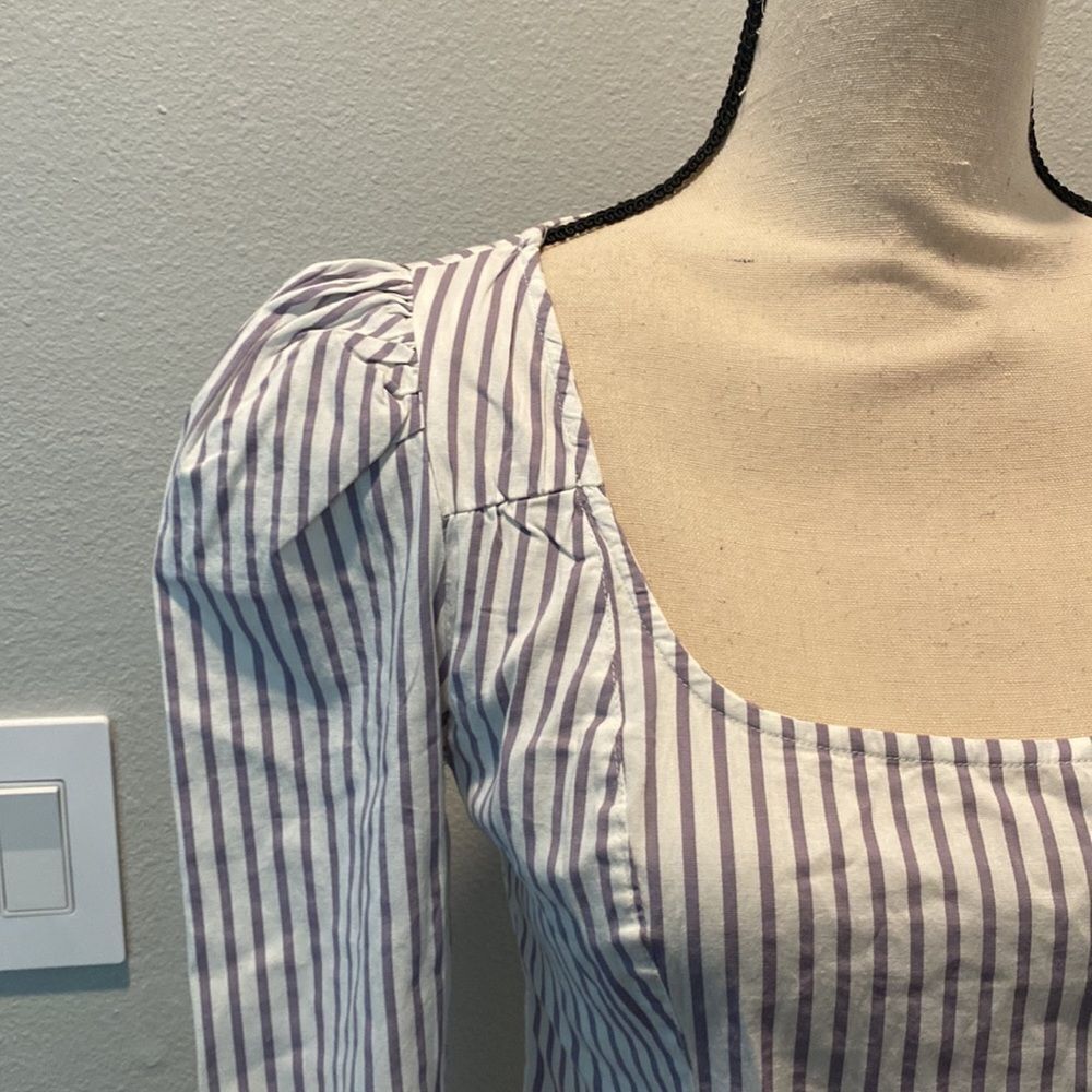 NWT Free People Long Sleeve Crop Top Size XS - Picture 3 of 12